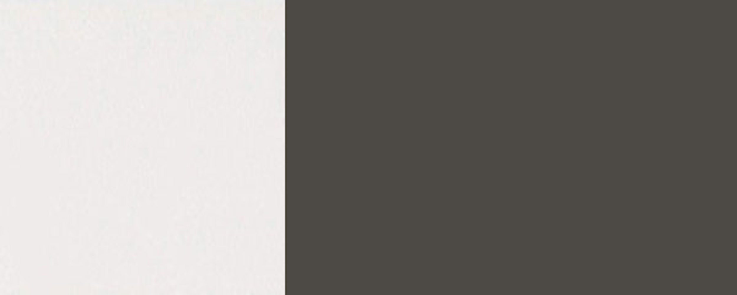 Feldmann-Wohnen Unterschrank Amaro (Amaro) 90cm 2 7022 matt (Teilauszug) Schubladen Front- Korpusfarbe wählbar mit umbragrau & RAL