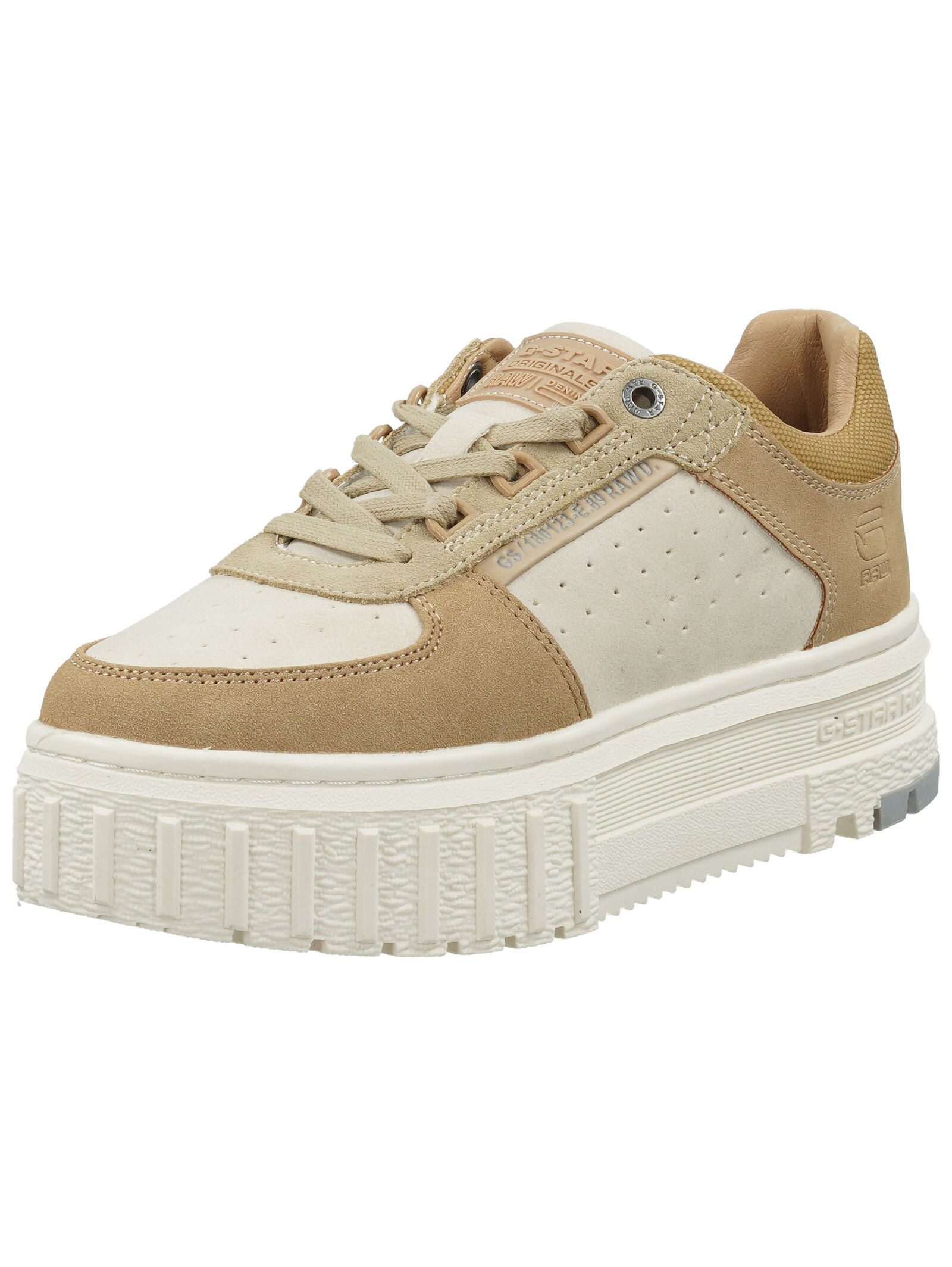 Sneaker Lederimitat Plateausneaker