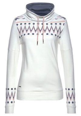 KangaROOS Sweatshirt mit trendigem Druck vorn und an den Ärmeln