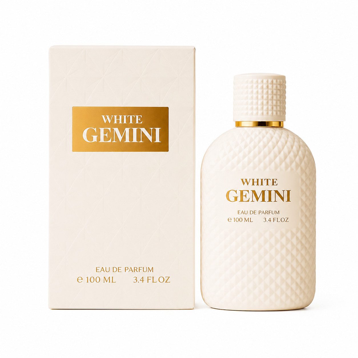 Fine Perfumery London Eau de Parfum White Gemini Damenduft: Zitrisch, Ledrig, Holzig, e100 ml, Hergestellt in UK, Damenduft, Langanhaltend