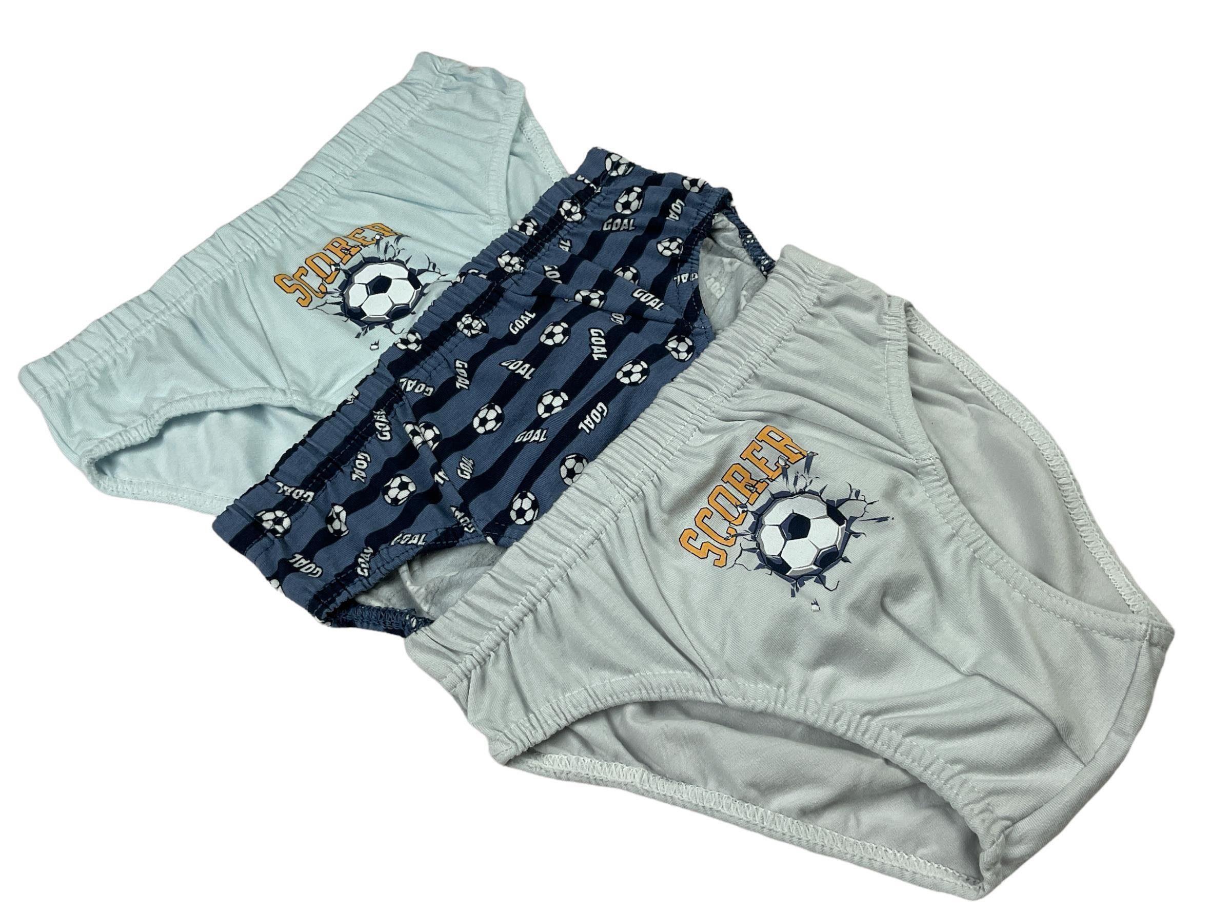 LOREZA Slip 10er Set Jungen Slips - Scorer - Bunt (Set, 10-St)