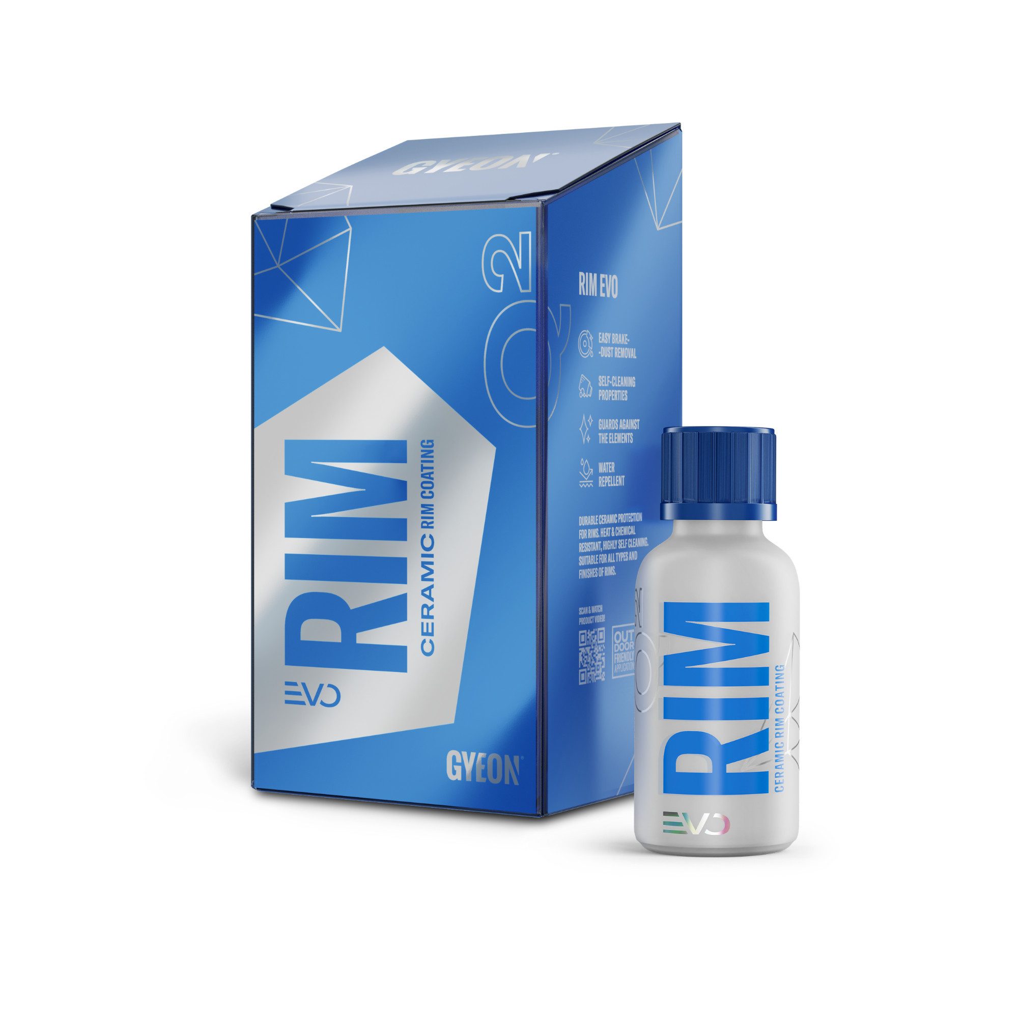 GYEON Q² Rim EVO Felgenversiegelung, Hitzeresistent, selbstreinigend für alle Felgentypen