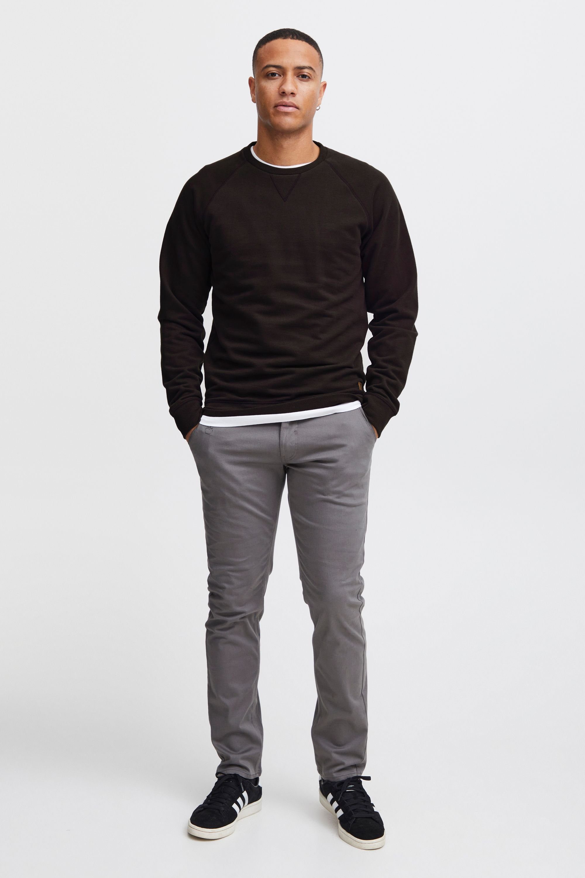 Blend Longpullover BHAlex Sweatpullover mit Raglanärmeln und elastischem Saum