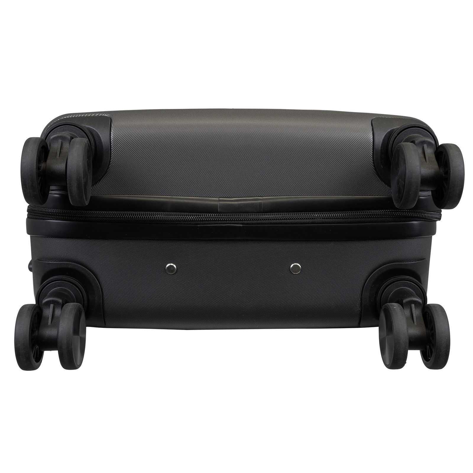 Trendyshop365 Hartschalen-Trolley Hartschalenkoffer mit Doppelrollen - Handgepäck Weekender Reisekoffer, robust, Doppelrollen, Zahlenschloss, 2 Tragegriffe, extra Kantenschutz