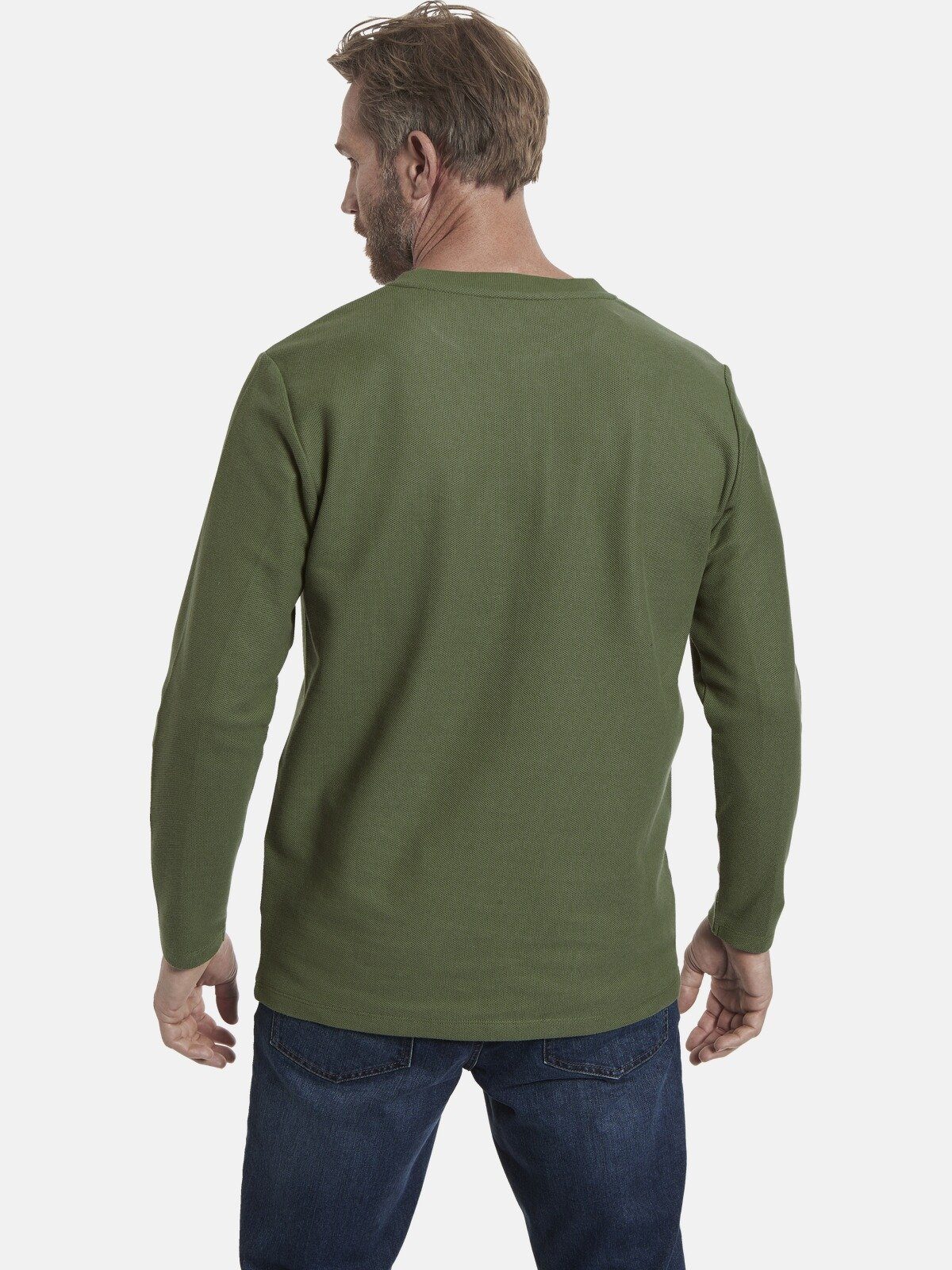 Jan Vanderstorm Langarmshirt IVOR in Waffelstruktur günstig online kaufen