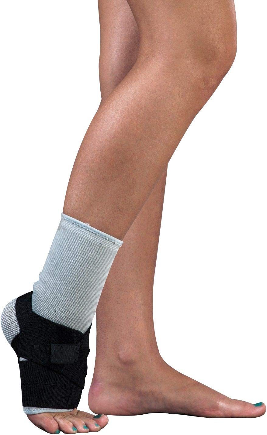 Lorey Medtec Fußbandage Fußbandage aus latexfreiem 3D-Gestrick, Sprunggelenkbandage, Fußstütze