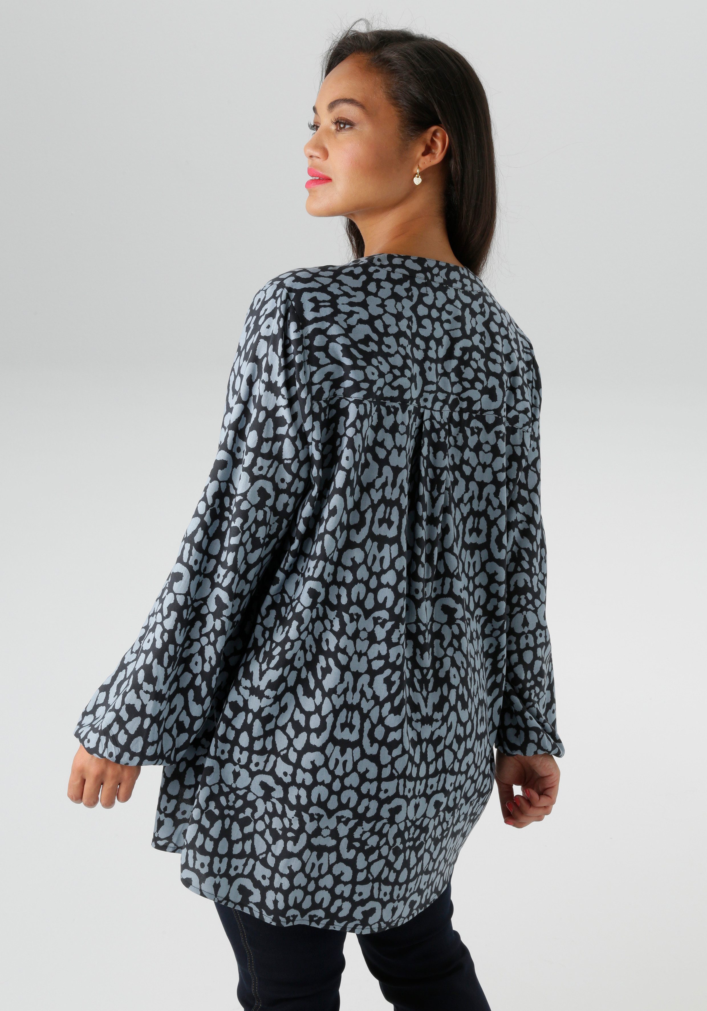 Aniston PLUS Schlupfbluse aus weich fallender Viskose - NEUE KOLLEKTION