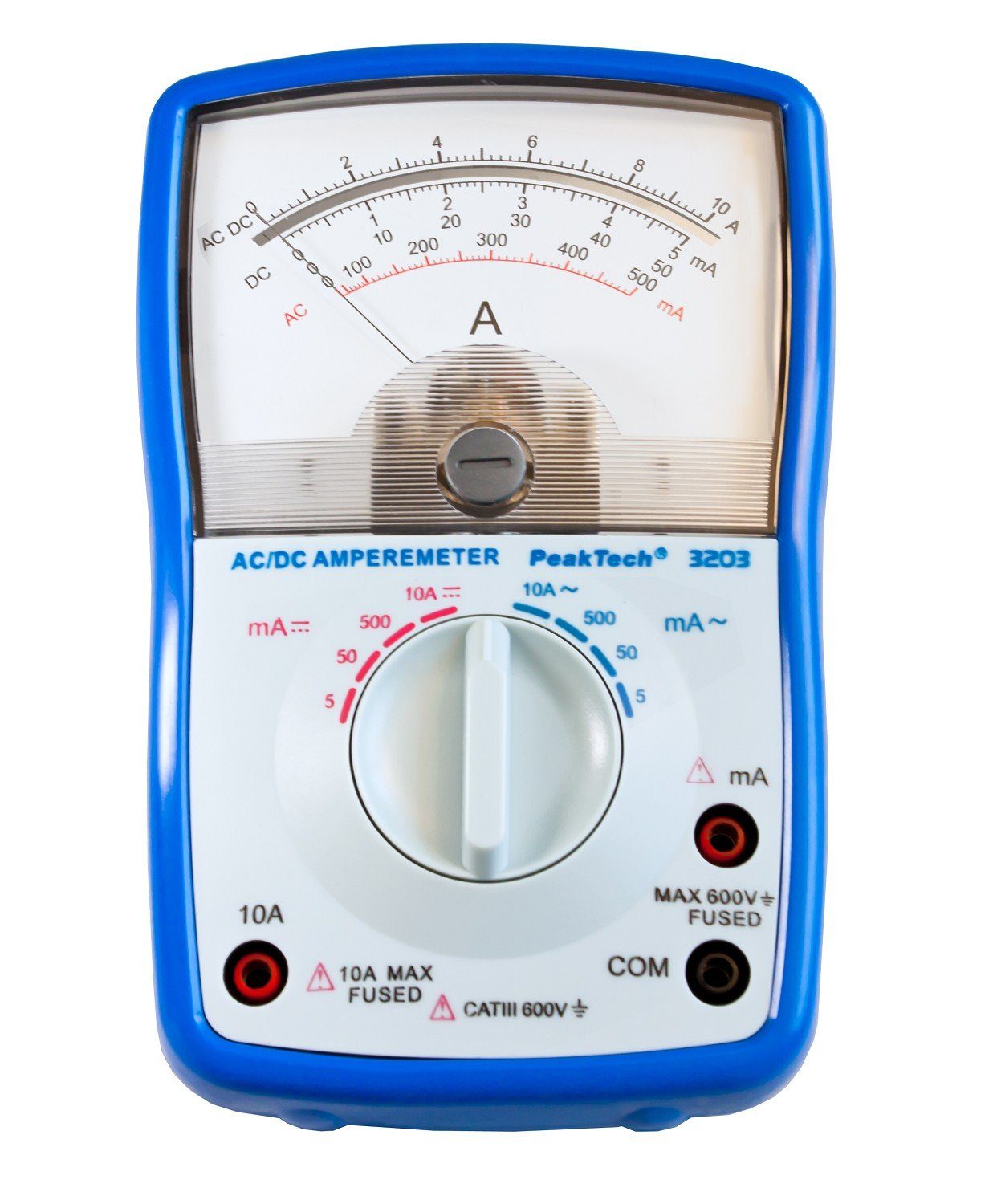 PeakTech Strommessgerät PeakTech P 3203: Analoges Amperemeter ~ 10 A AC/DC, 1-tlg.