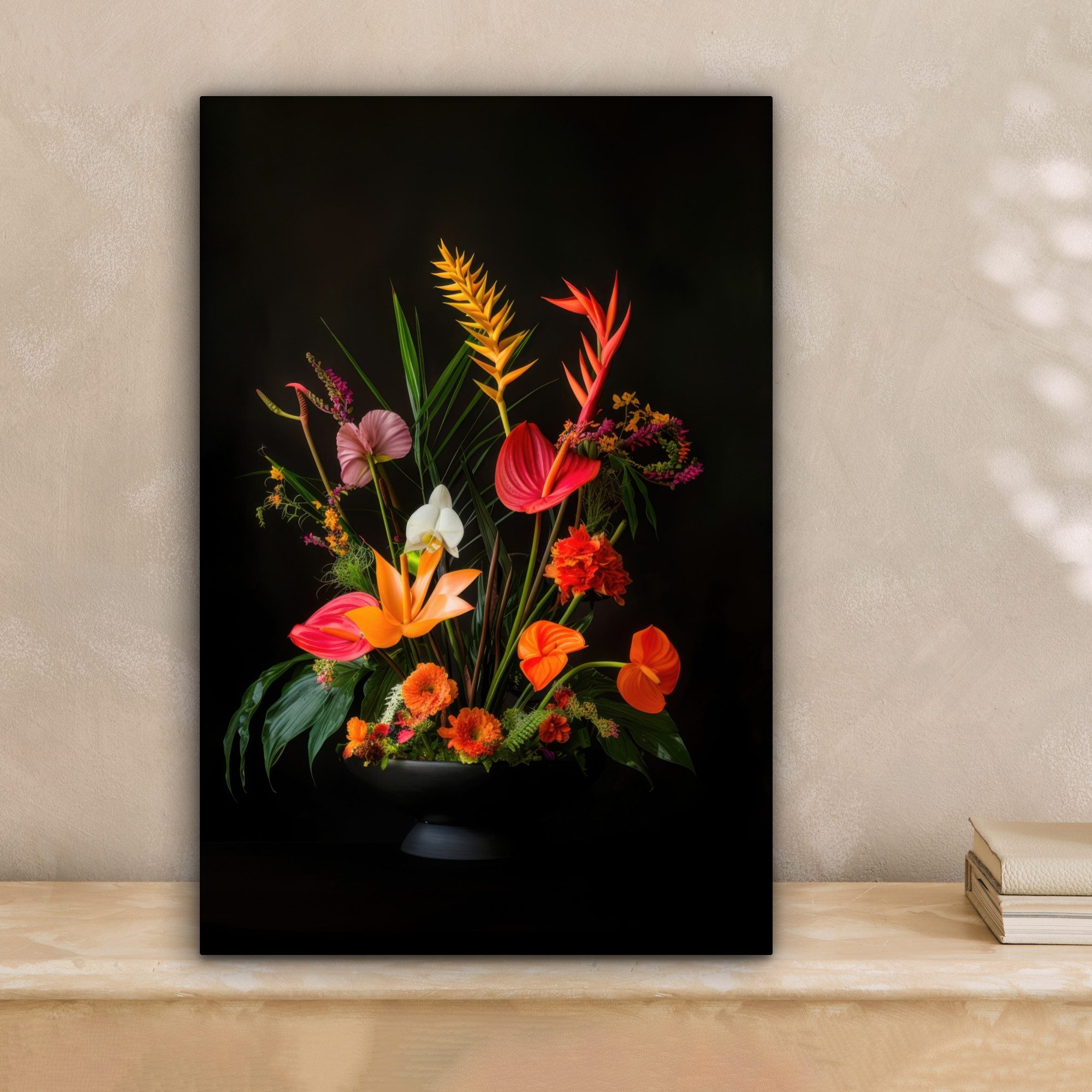 OneMillionCanvasses® Leinwandbild Schale - Strauß - günstig online kaufen