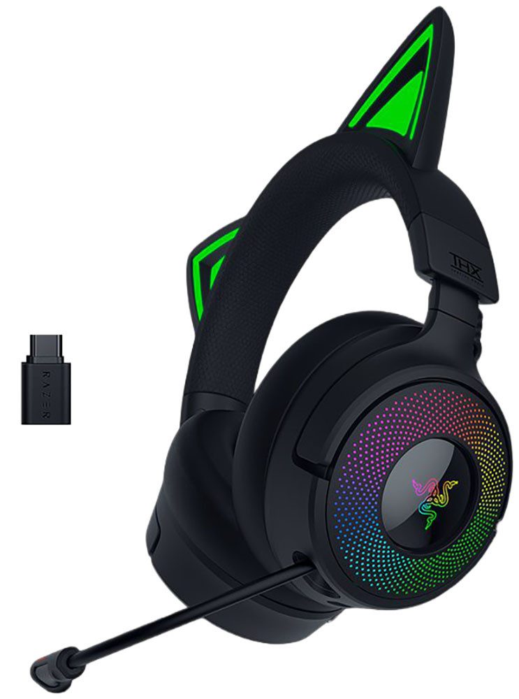 RAZER Kraken Kitty V3 Pro Gaming-Headset (Stummschaltung, integrierte Steuerung für Anrufe und Musik, Bluetooth)