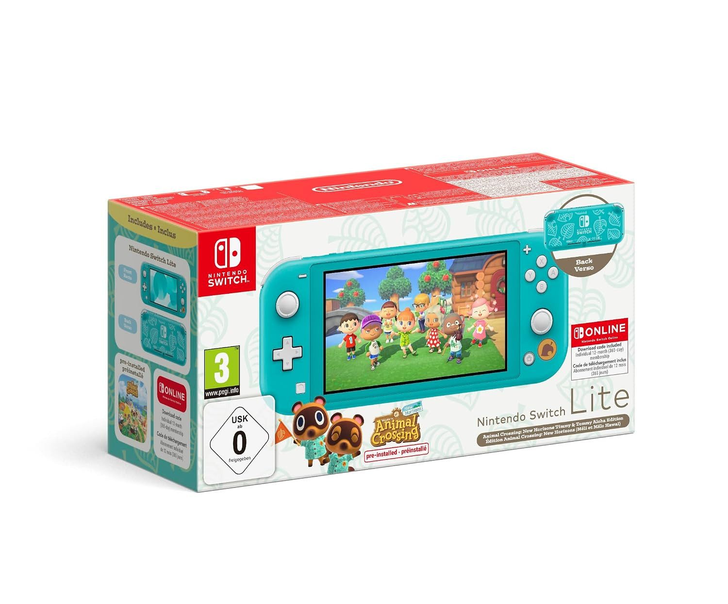 Nintendo Switch Lite inkl. Animal Crossing: New Horizons
