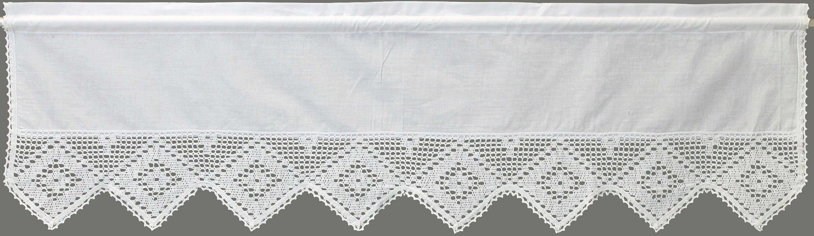 HOSSNER - ART OF HOME DECO Gardine Achental (1 St), Stangendurchzug, halbtransparent