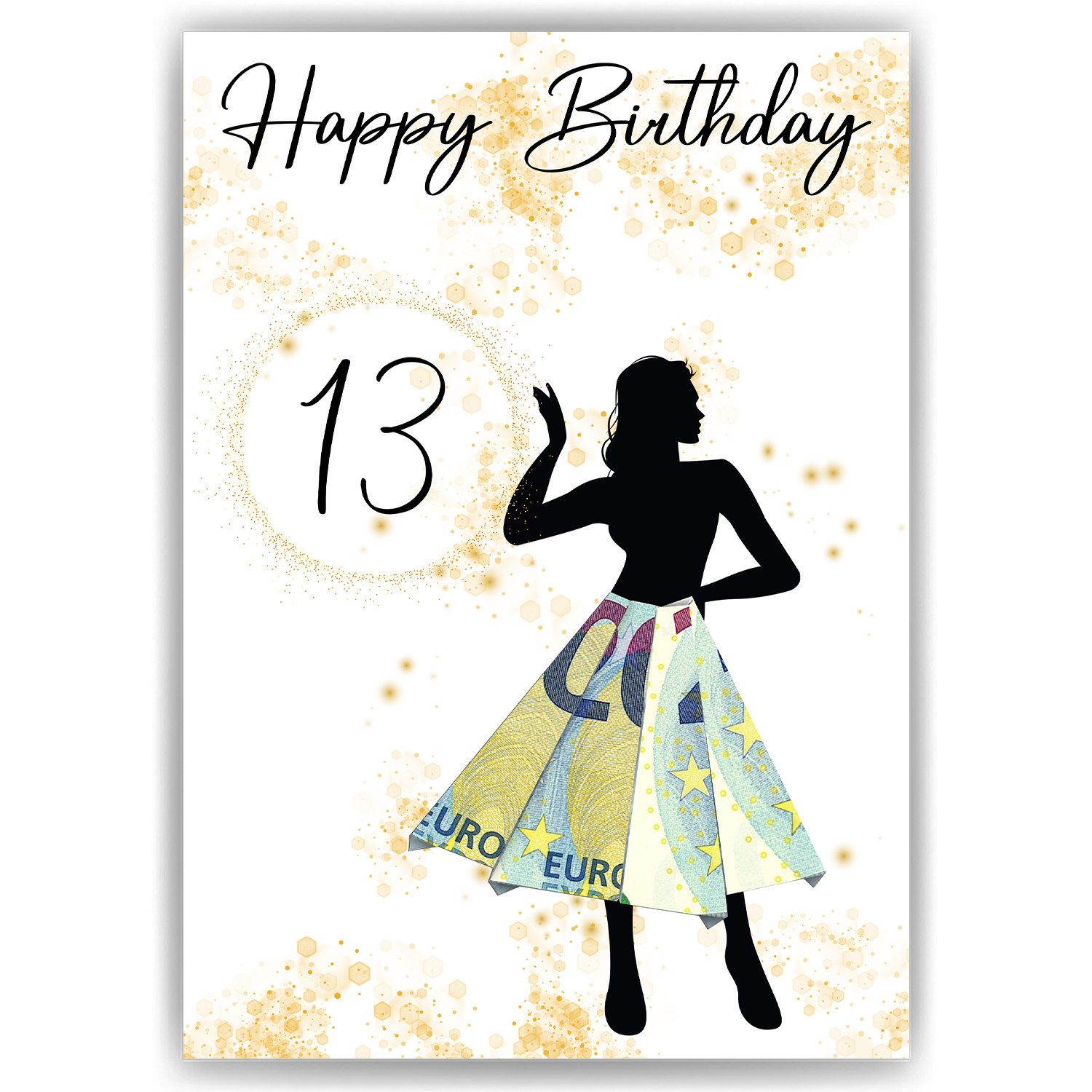 Tigerlino Poster Geburtstag Frauen Freundin Geldgeschenk günstig online kaufen