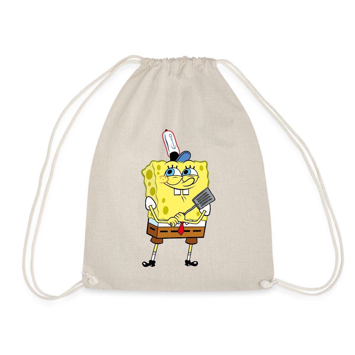 Spreadshirt Turnbeutel SpongeBob Schwammkopf Burger Braten Turnbeutel (1-tlg)