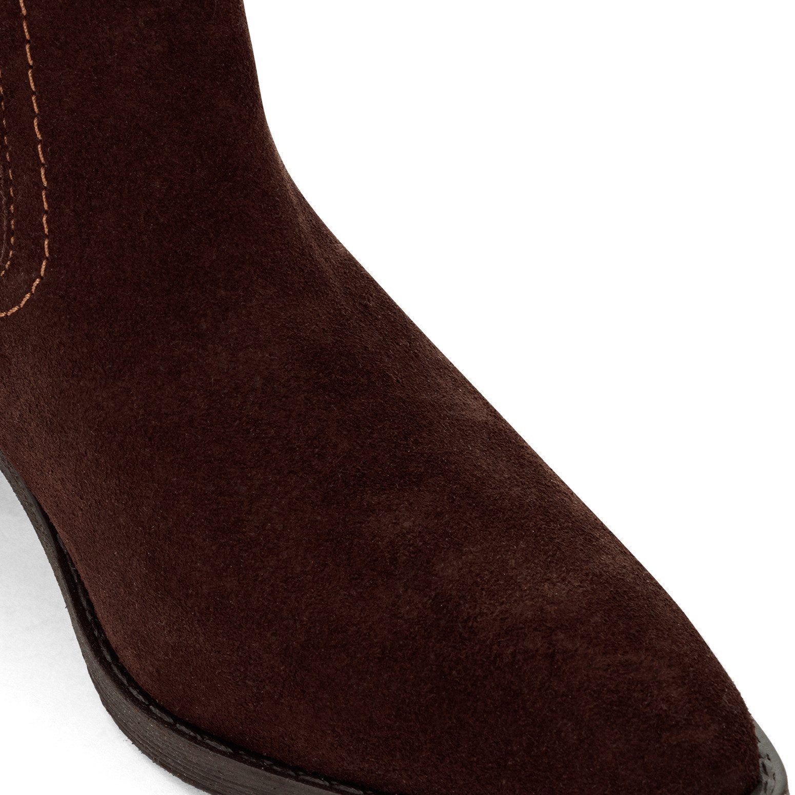 Tamaris Chelseaboots, Blockabsatz, Cowboy Stiefelette, Westernstiefelette mit Gummizug