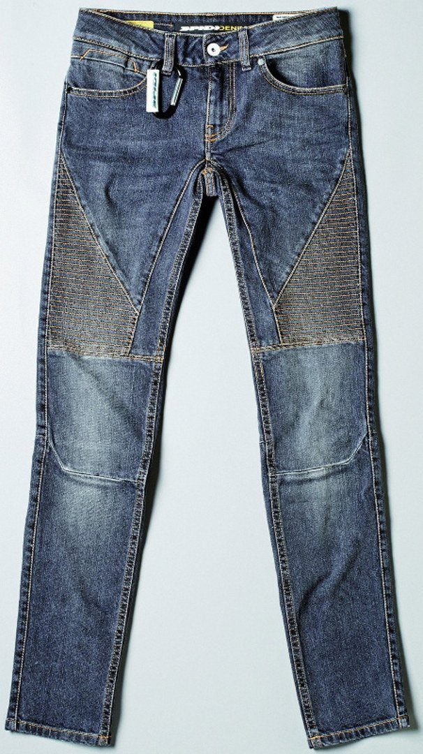 SpiDi Bikerjeans Denim Lady Racer Slim Fit Damen Motorrad Jeans