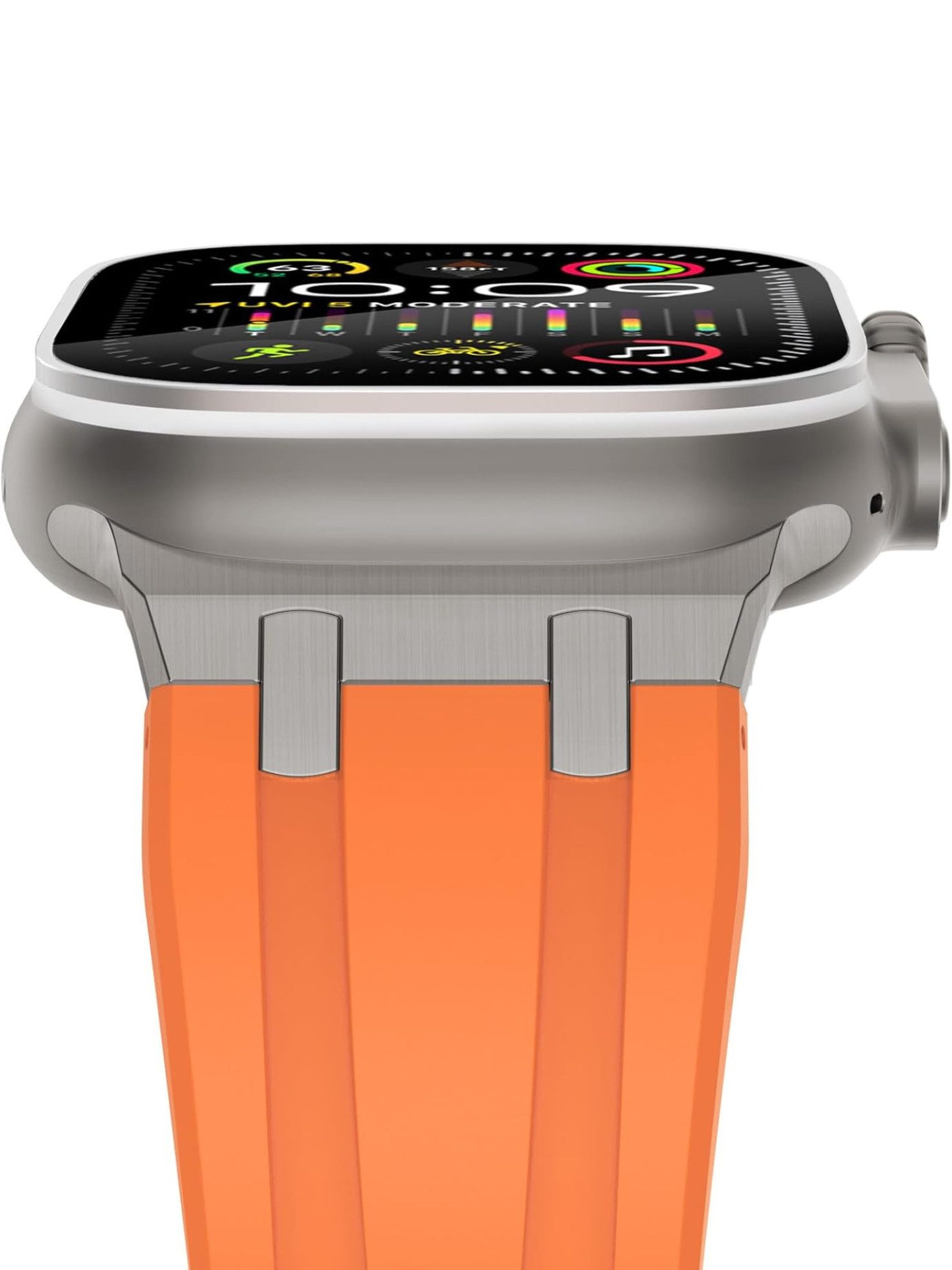 S&T Design Smartwatch-Armband Silikon Armband Sport für Apple Watch, Weich Wasserdicht Silikon Sport Ersatzarmband iWatch