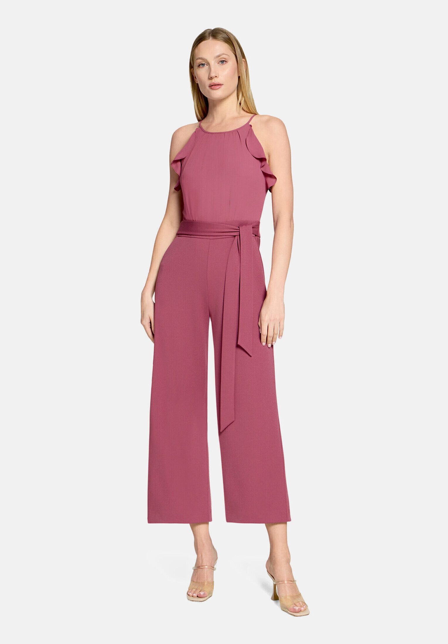 Vera Mont Overall Damen mit Volant (1-tlg) Bindeband
