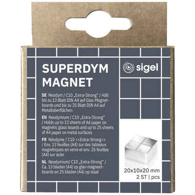 Sigel Magnet Sigel Neodym Magnet C10 "Extra-Strong" (B x H x T) 20 x 10 x 20 mm Wür