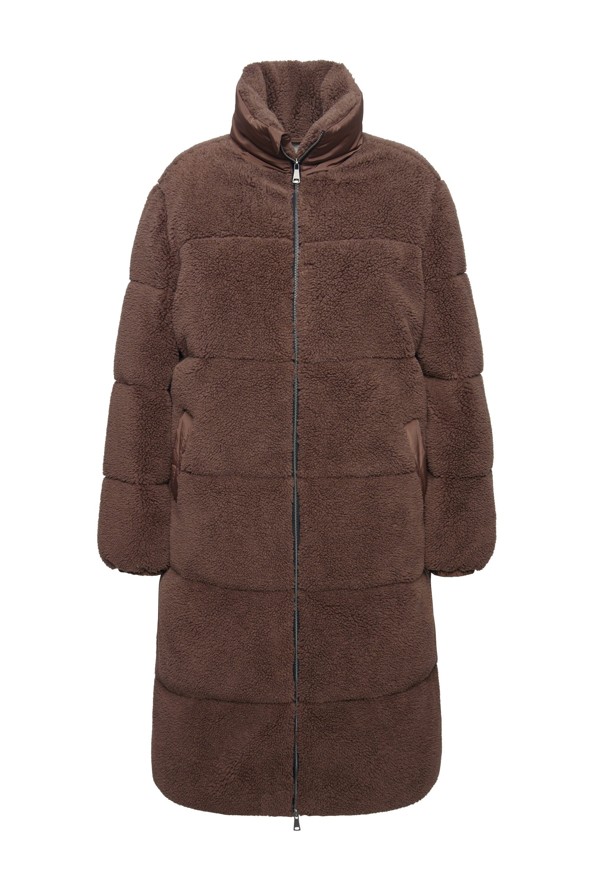 Studio Untold Wintermantel Teddy-Steppmantel Straight Shape günstig online kaufen