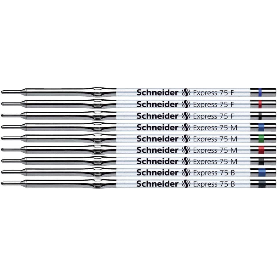SCHNEIDER Druckkugelschreiber Schneider Express 75 M Kulimine 7511 schwarz Kugelschreiber-Mine VE10