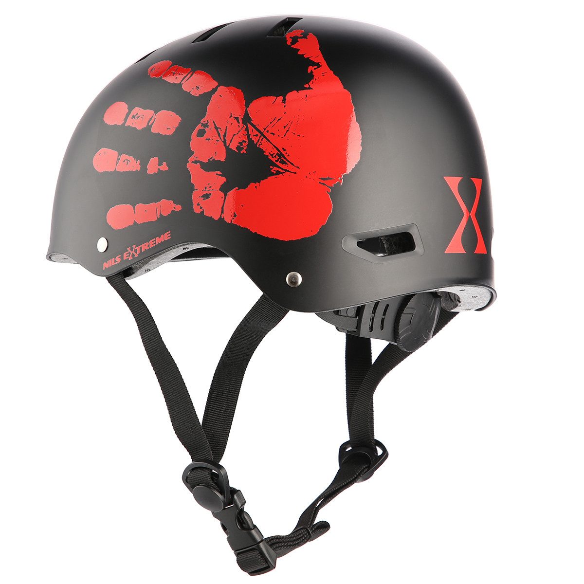 NILS EXTREME BMX-Helm Skaterhelm Helm Bloodhand