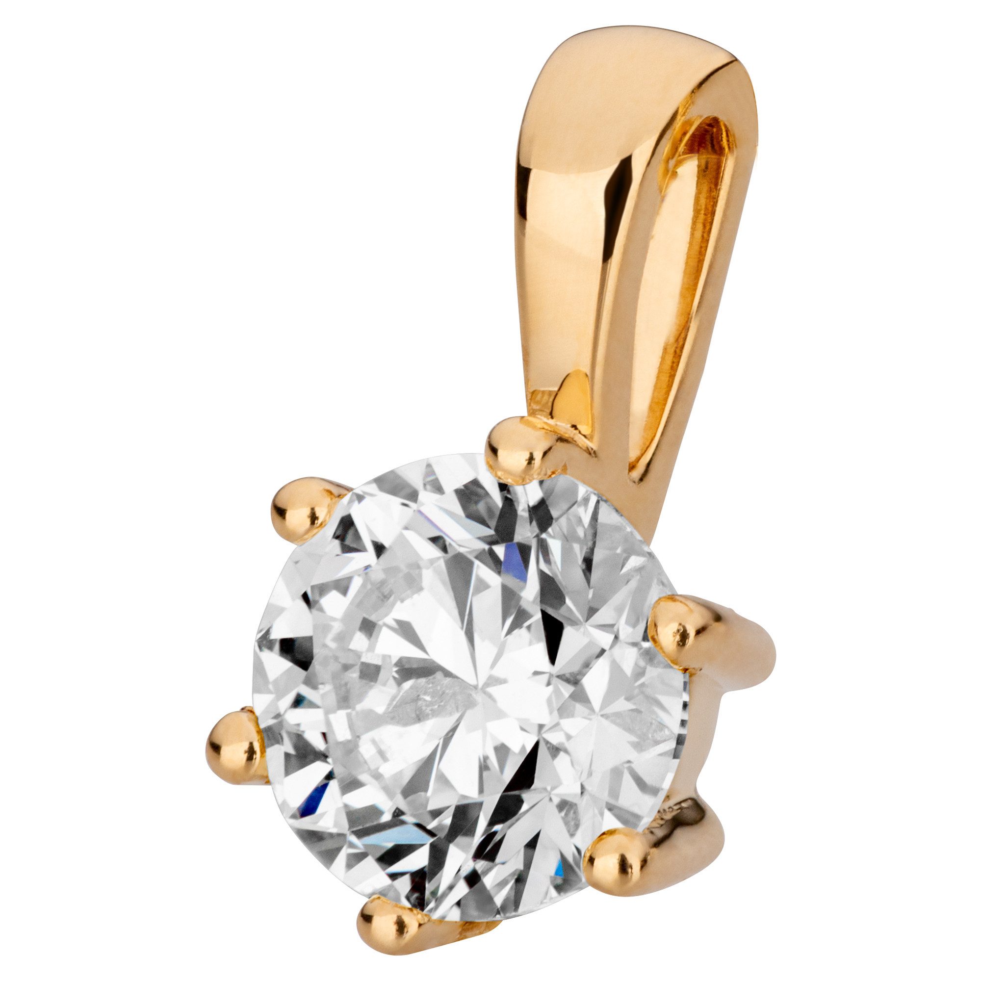 Orolino Kettenanhänger 750/- Gelbgold 1 Brillant 1,0 ct.