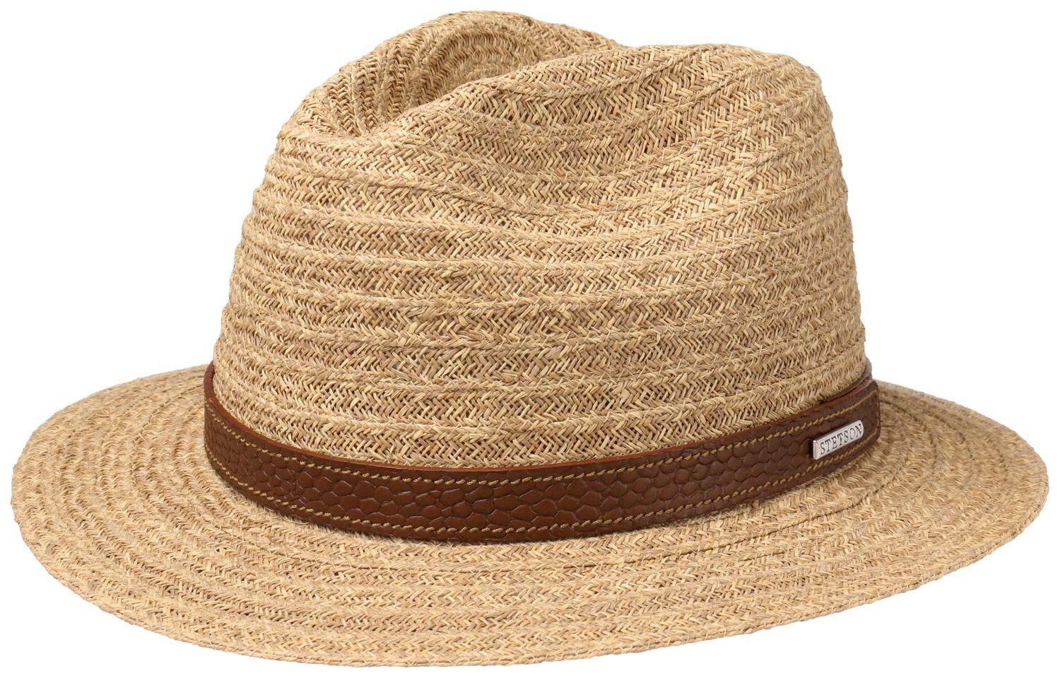 Stetson Strohhut eleganter Barnell Traveller aus 100% Naturstroh