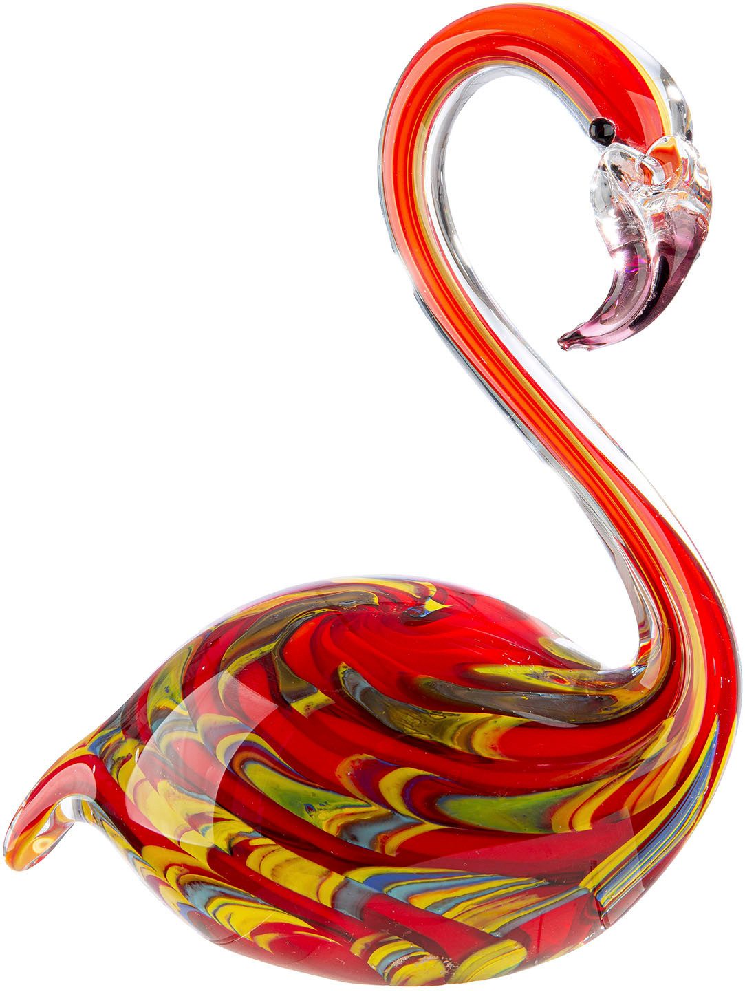 Casablanca by Gilde Tierfigur Figur Vogel Flamingo mehrfarbig H. 17 cm (1 St)