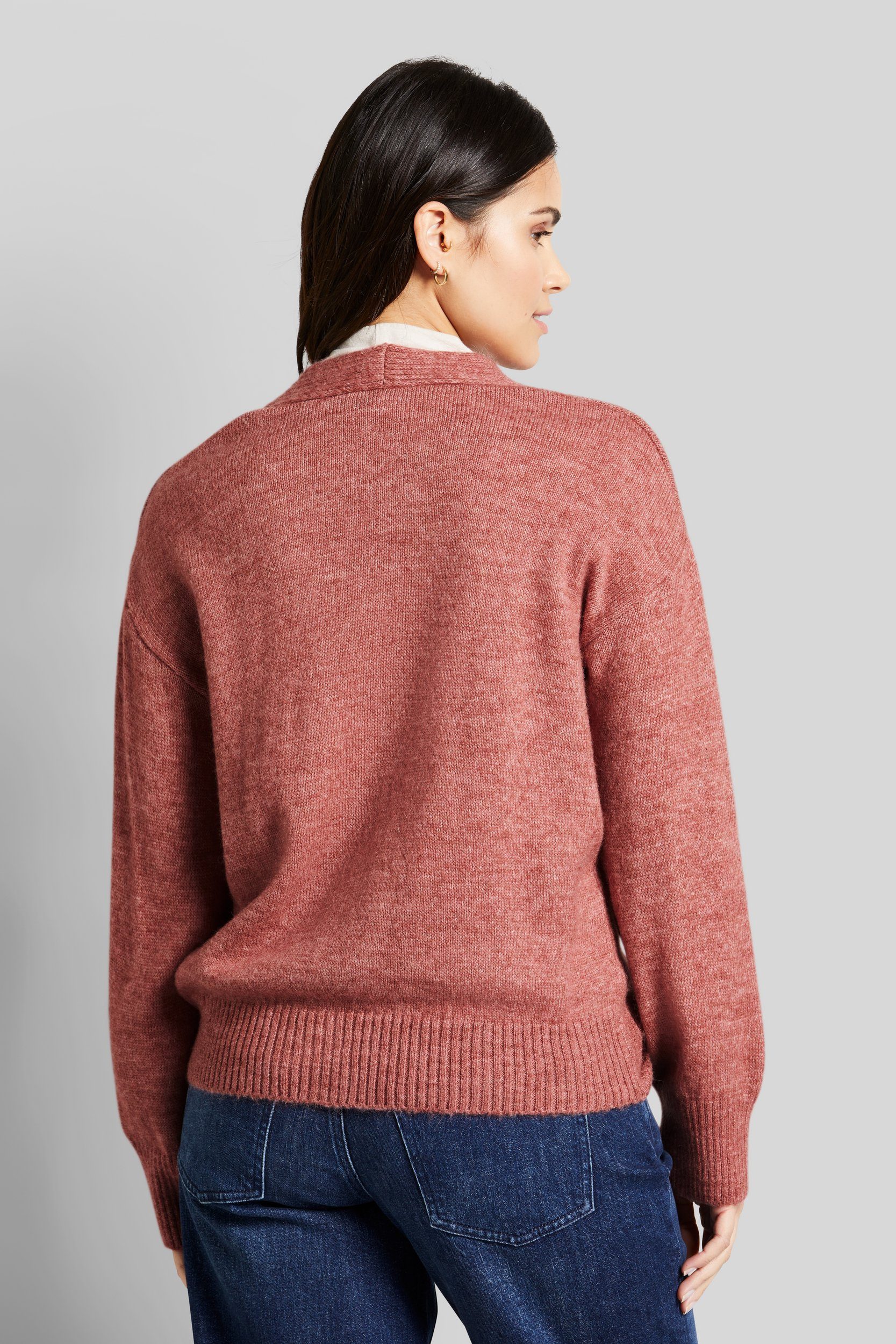 bugatti Strickjacke aus Wollmischung