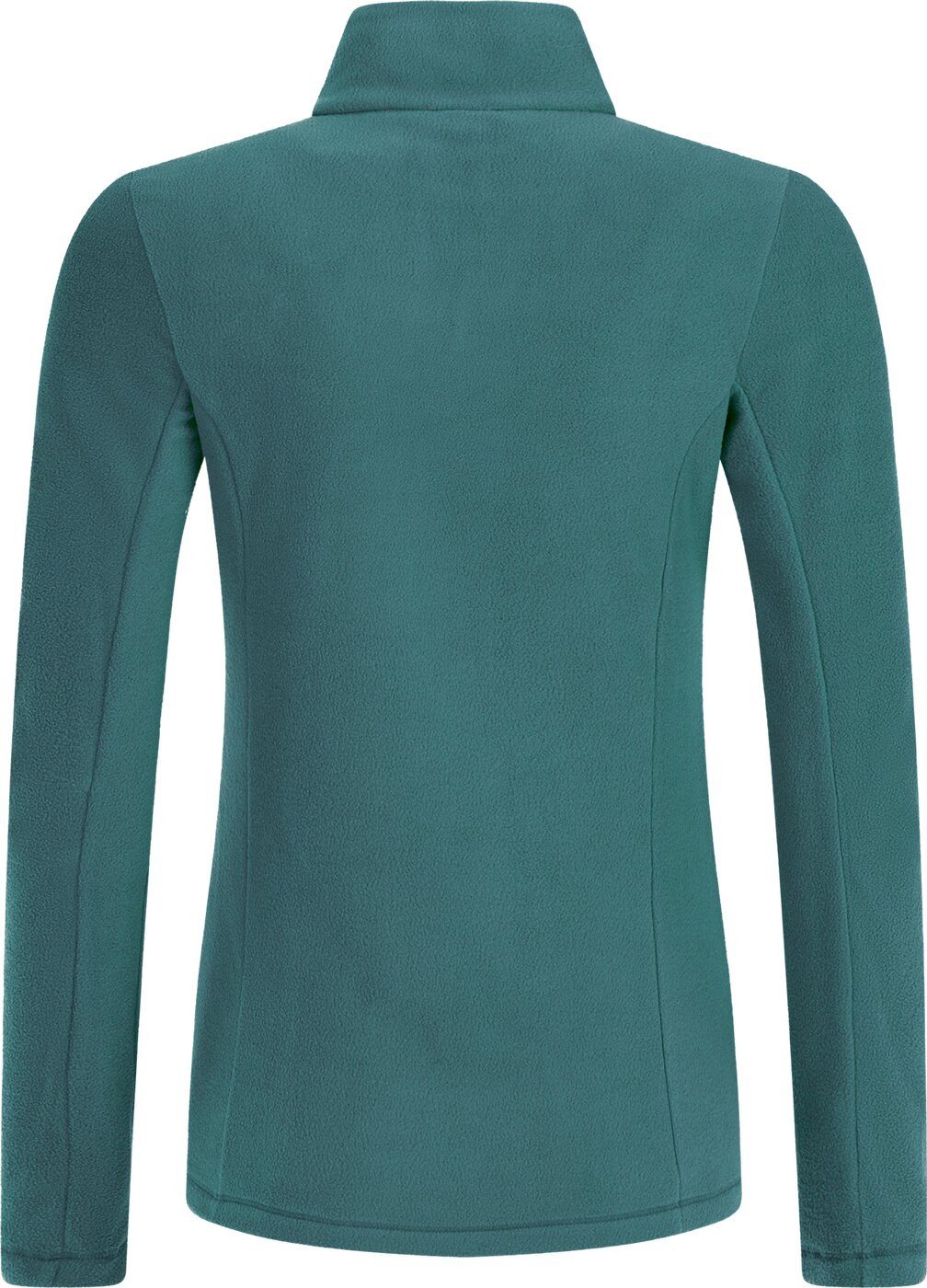 Protest Fleecepullover PRTRemutez 1/4 zip active top Rainstorm Blue