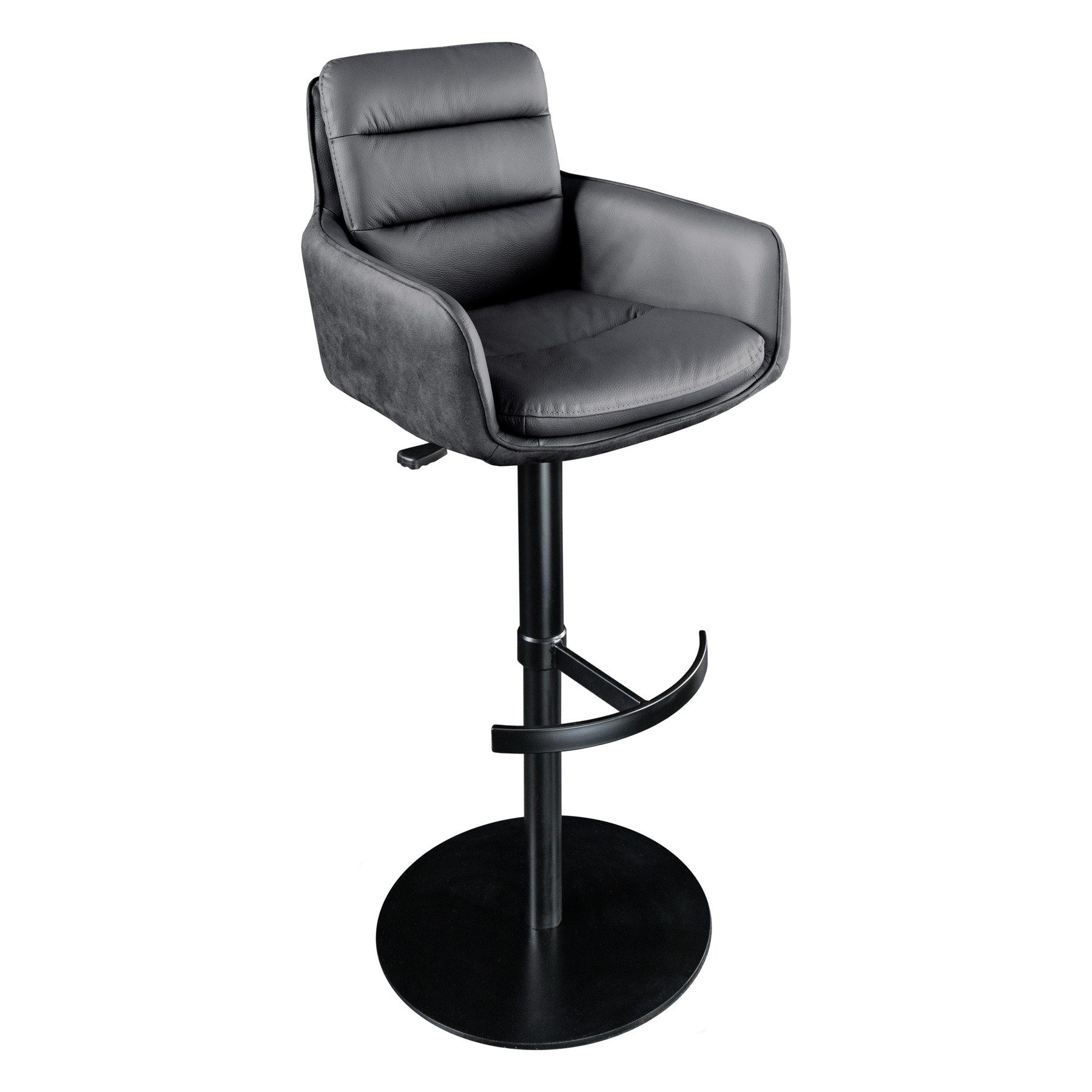 riess-ambiente Barhocker BIG GEORGE dunkelgrau / günstig online kaufen