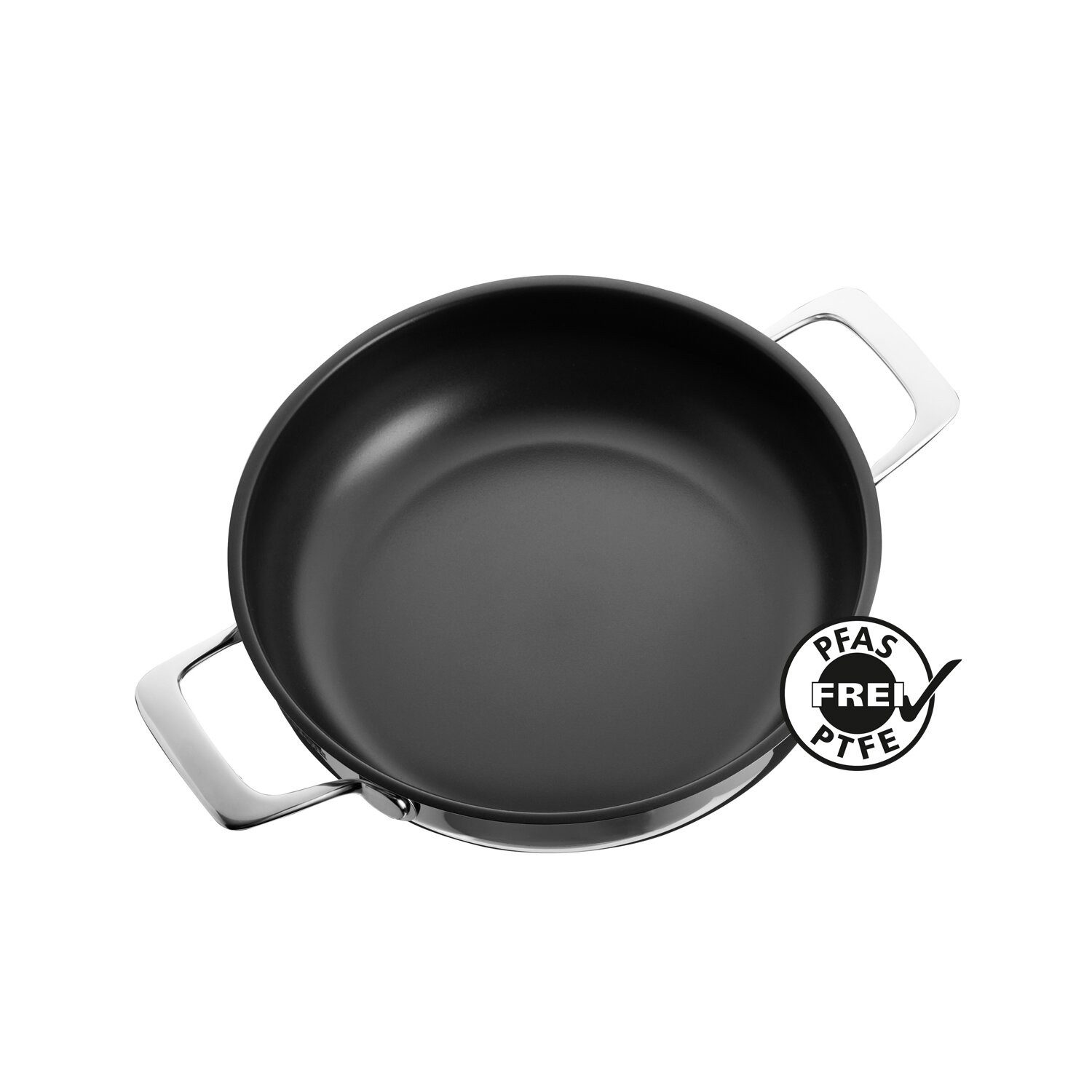 SCHULTE-UFER Schmorpfanne Astral, (Set, 2-tlg., 1 x Pfanne, 1 x Deckel), Ø 24 cm