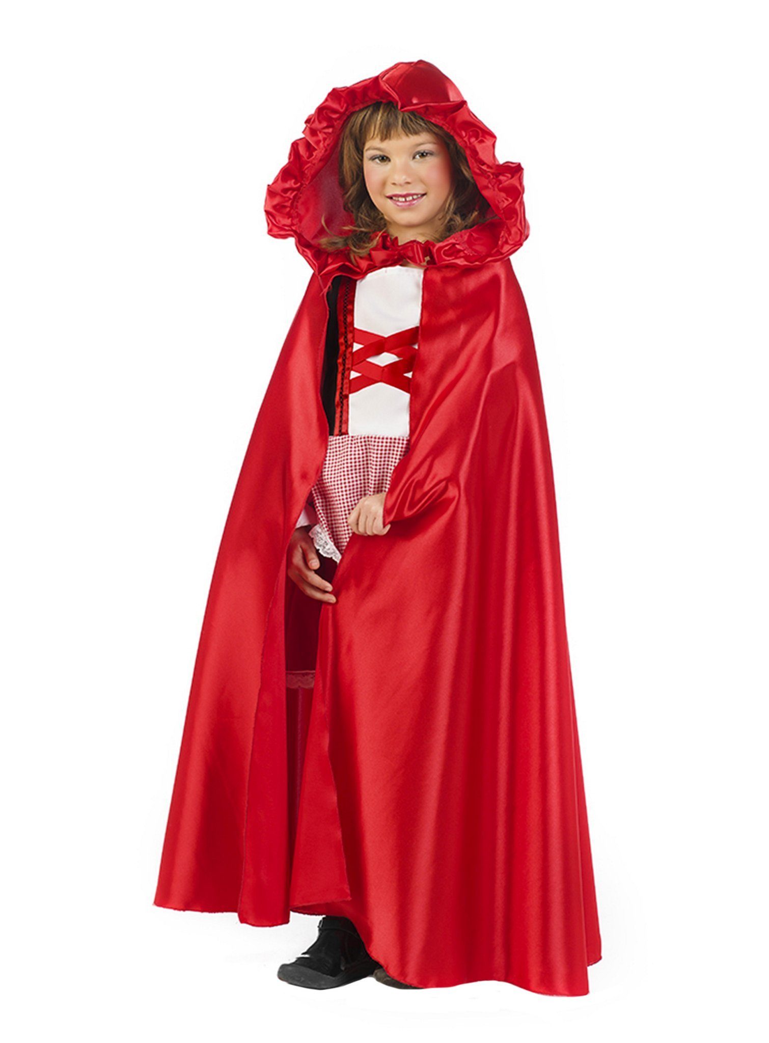Limit Sport Kostüm Rotkäppchen Kapuzencape, Da wird das Rotkäppchen zum Rotcapechen