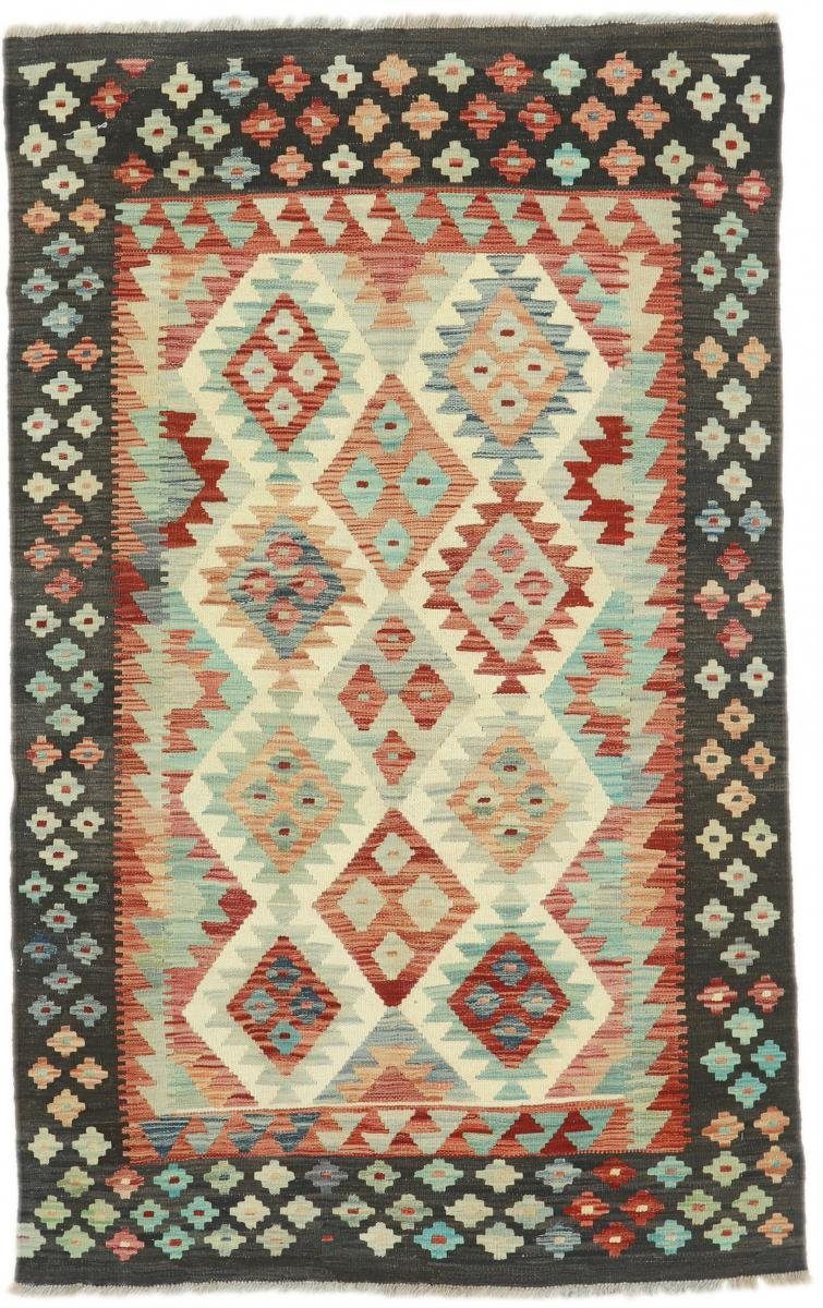 Orientteppich Kelim Afghan Heritage 122x197 Handgewebter Moderner Orientteppich, Nain Trading, rechteckig, Höhe: 3 mm