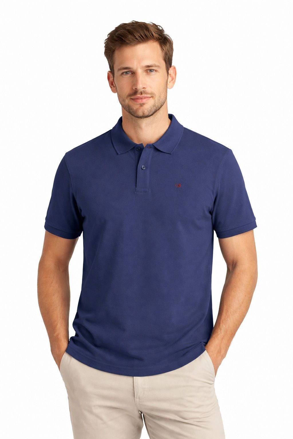 Scotch & Soda Poloshirt Seasonal core pique chest logo