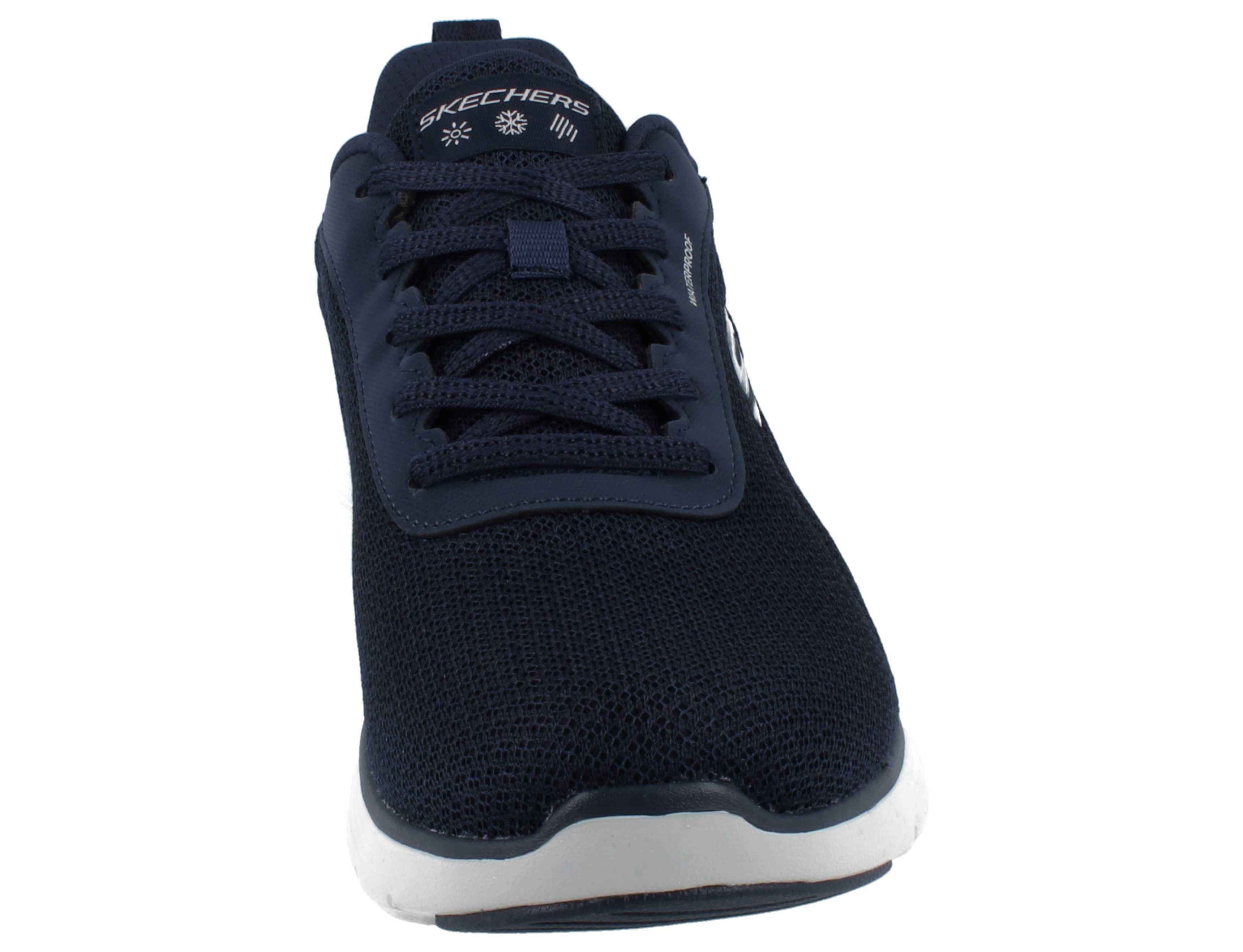 Skechers SKECHERS Flex Appeal Herren Schlupfsneaker blau navy Textil vegan - Slipper Vegan – Bild 5 von 5