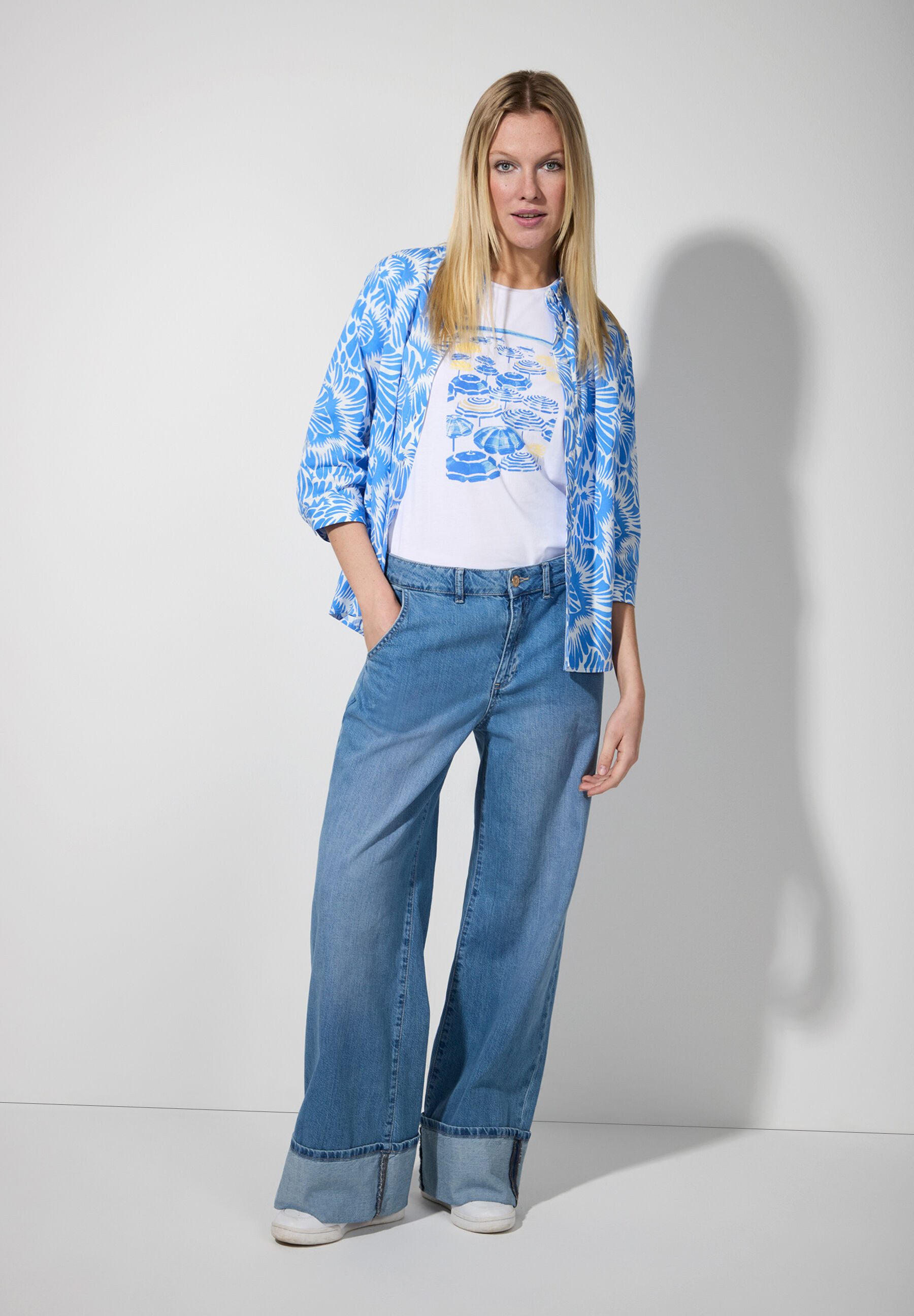 MORE&MORE Klassische Bluse Hemdbluse günstig online kaufen