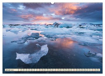 CALVENDO Wandkalender Islands Naturlandschaften (Premium, hochwertiger DIN A2 Wandkalender 2023, Kunstdruck in Hochglanz)