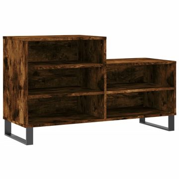 vidaXL Regal Schuhregal Räuchereiche 102x36x60 cm Holzwerkstoff