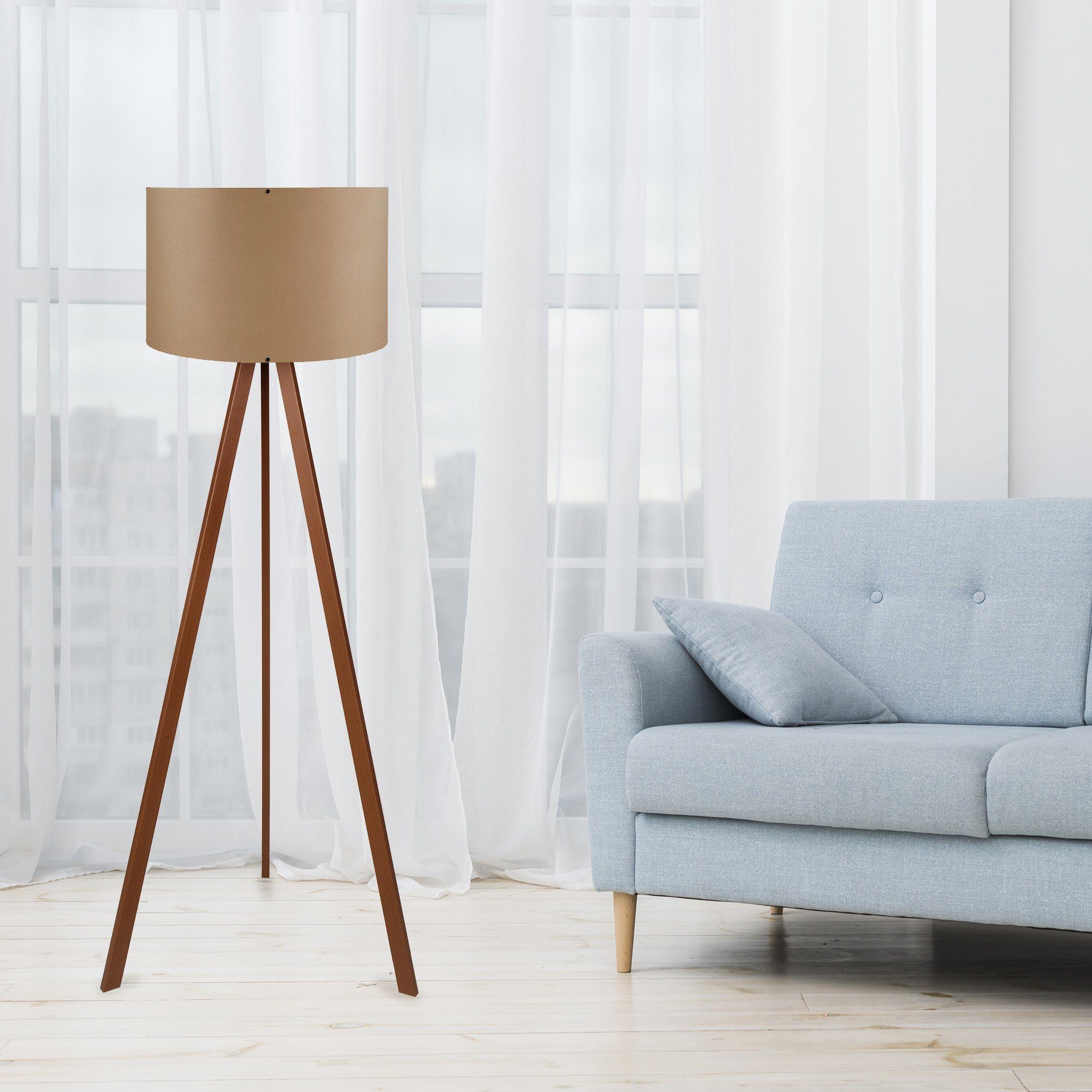 Stehlampe 70% MDF / 30% PVC FABRIC, 38 x 140 cm N2479
