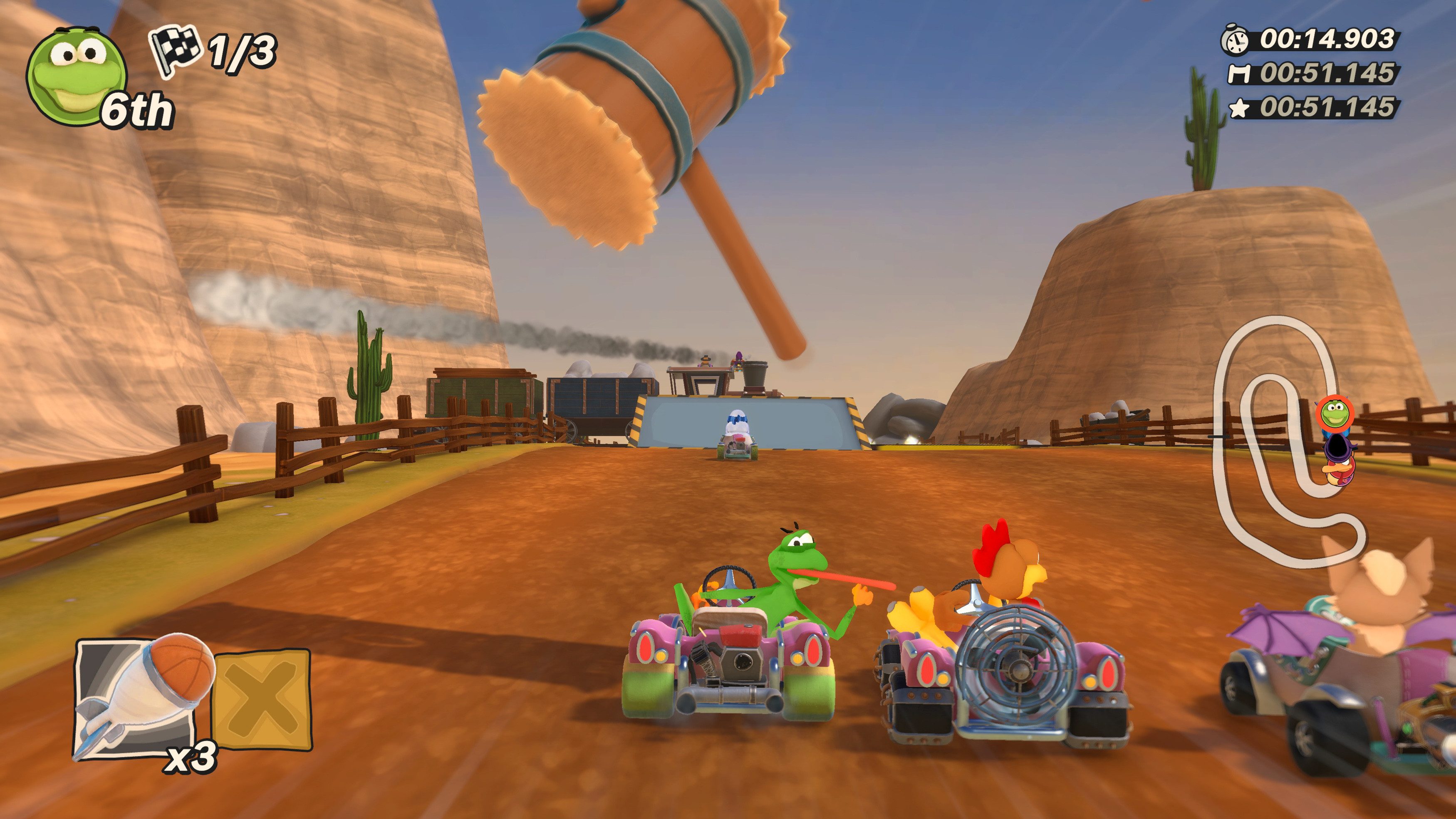 Moorhuhn Kart 4 PlayStation 4