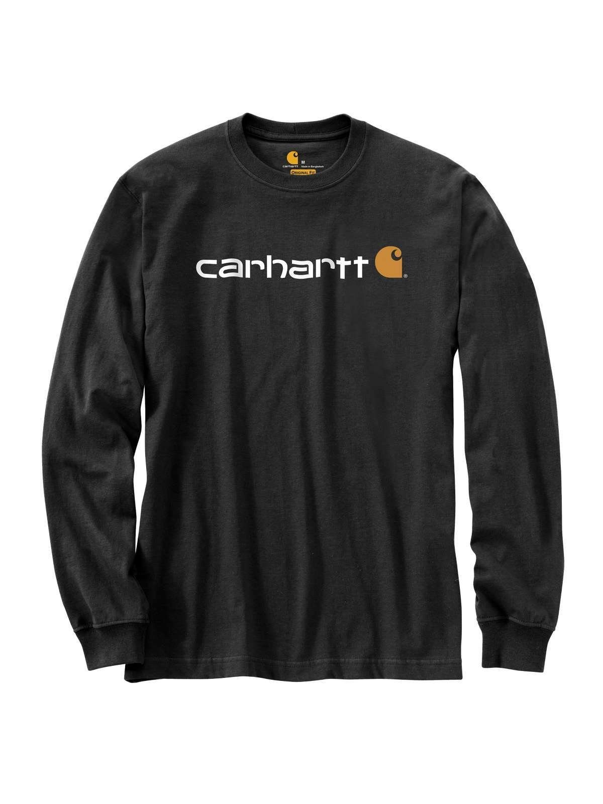 Langarmshirt Carhartt Long-Sleeve Logo schwarz