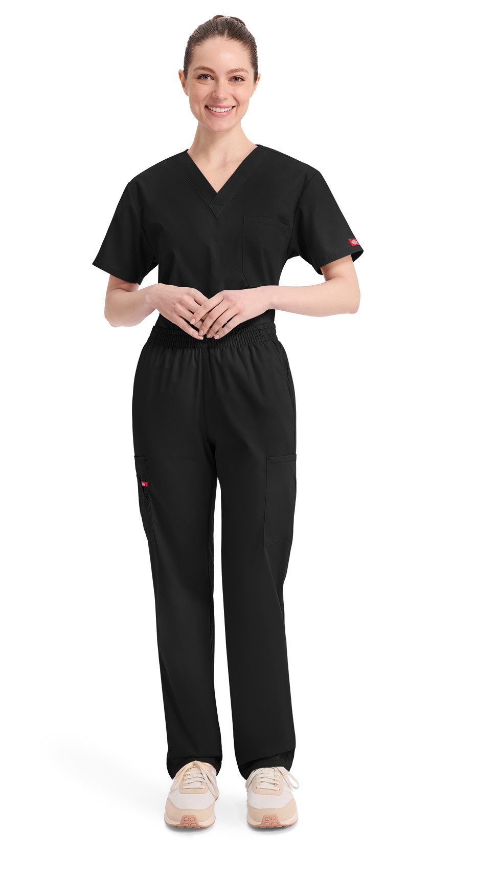 Dickies Schlupfhose, Unisex OP Hose mit Gummibund, Pflegehose, EDS Every Day Scrubs mit Cargotaschen