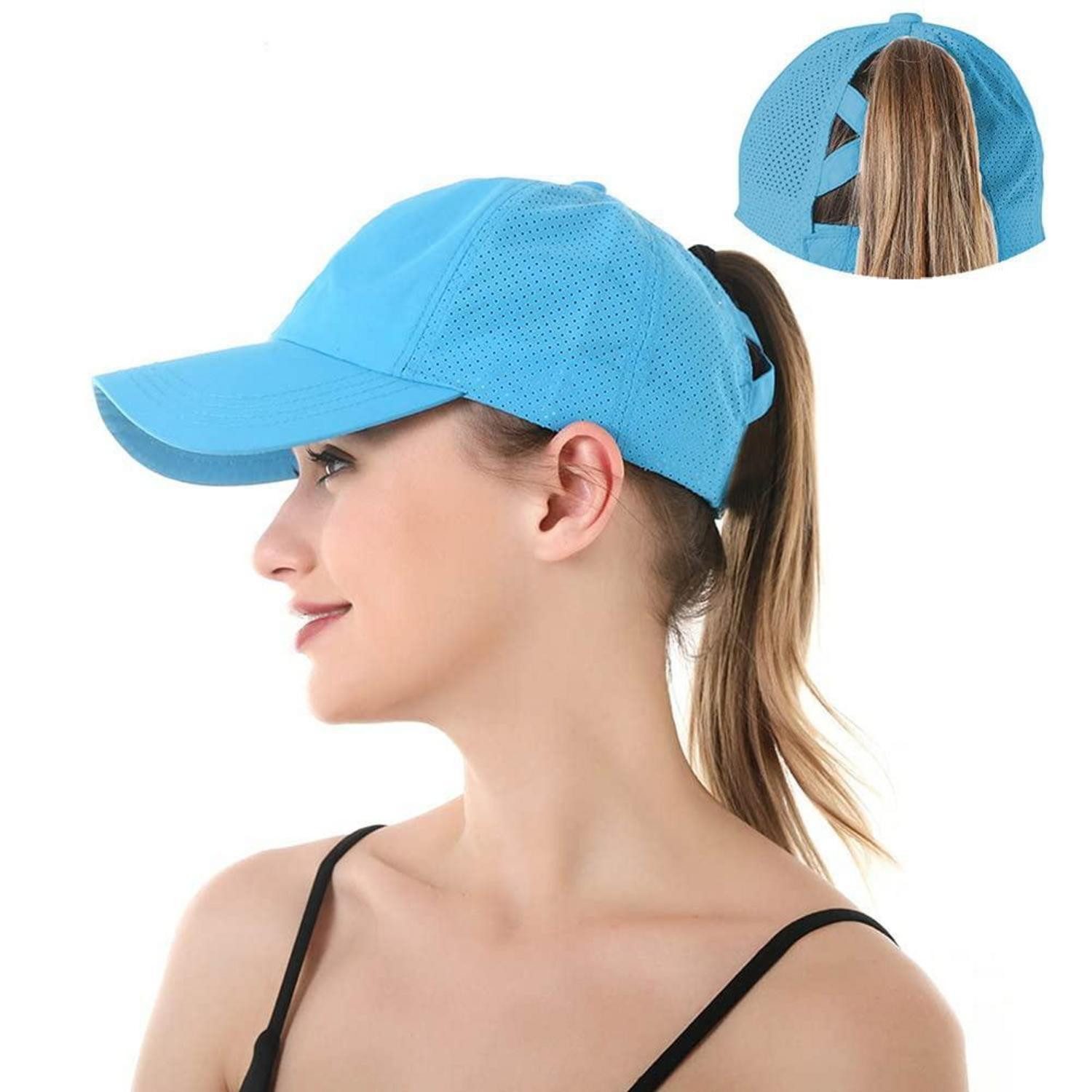 Baseball Cap Basecap Damen Herren Sonnenschutz Einstellbar Outdoor 1-Blau