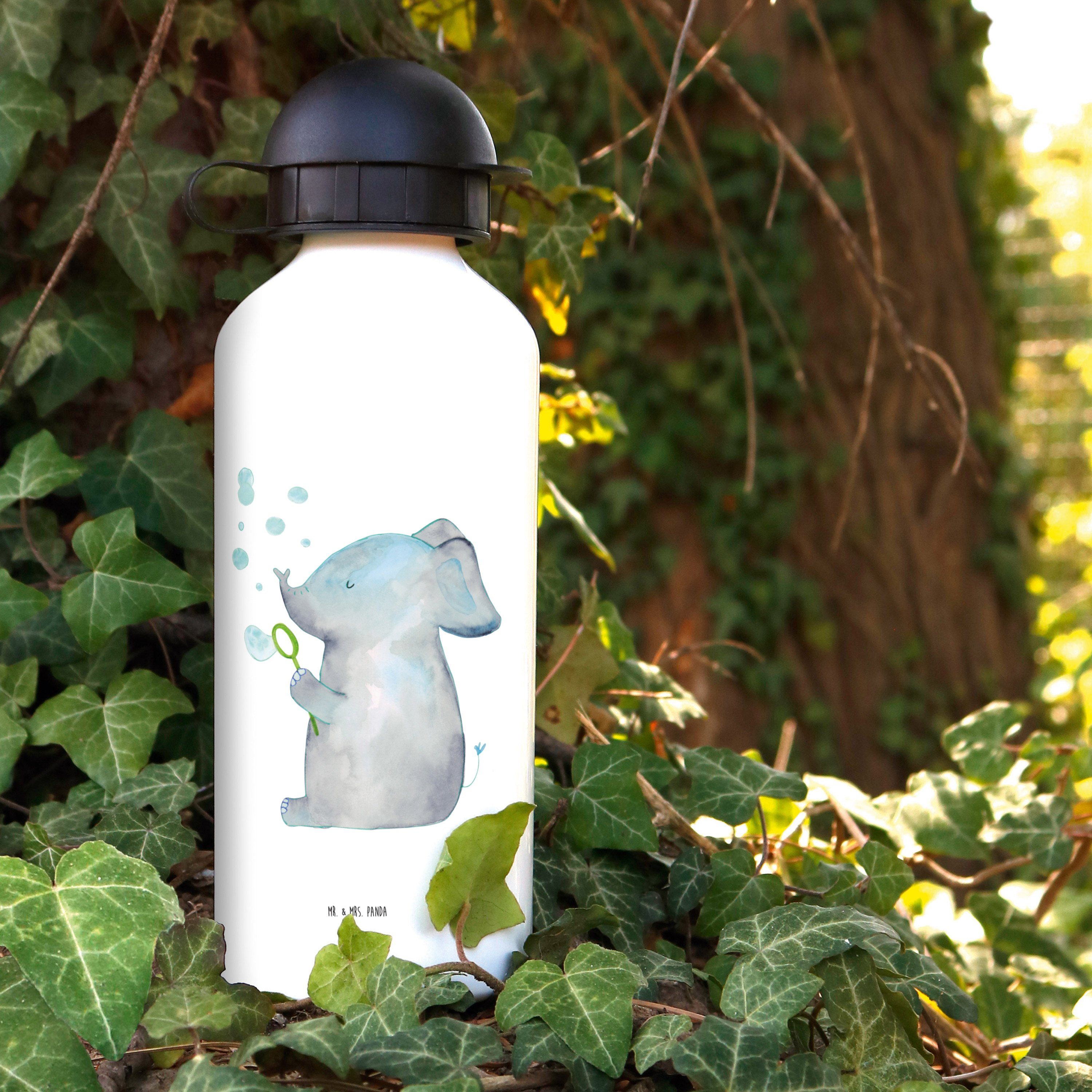 Gute & Trinkflasche Mr. - Mrs. Panda Seifenblasen Elefant - Tiere, Laune, Kids, Geschenk, Weiß Tier