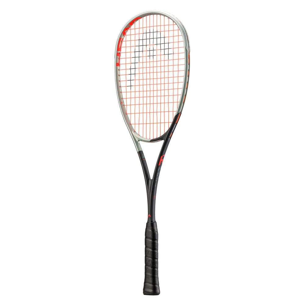 Head Squashschläger Radical 135 #22 (135g/kopflastig) schwarz/silber - besaitet