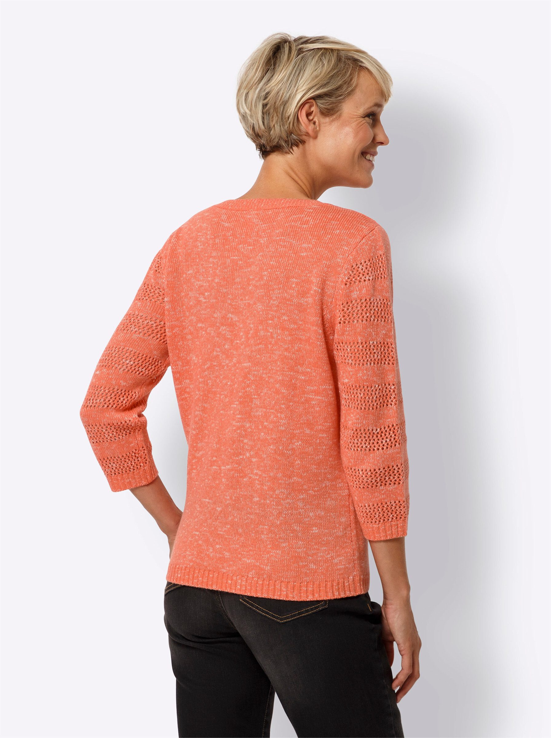 Sieh an! Strickpullover 3/4 Arm-Pullover günstig online kaufen