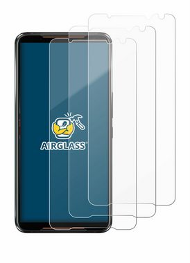BROTECT flexible Panzerglasfolie für ASUS ROG Phone 2, Displayschutzglas, 3 Stück, Schutzglas Glasfolie klar