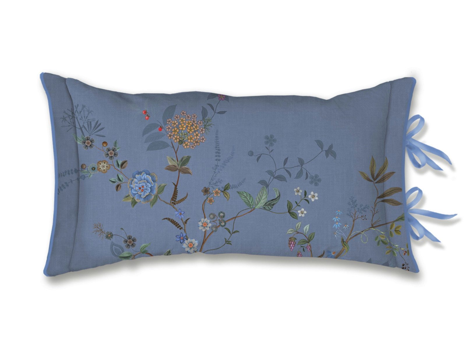 PiP Studio Dekokissen Bustani Kissen blau 45x70cm (1 Stück)